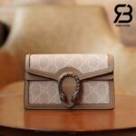Túi Gucci Dionysus Super Mini Bag GG Supreme Kem 16CM Best Quality