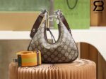 Túi Gucci Attache Small Shoulder Bag GG Supreme Nâu 23CM Best Quality