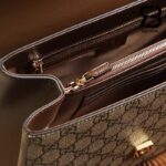 Túi Gucci Horsebit 1955 Medium Bag GG Supreme Nâu 28CM Best Quality