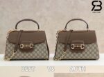 Túi Gucci Horsebit 1955 Medium Bag GG Supreme Nâu 28CM Best Quality