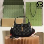 Túi Gucci Jackie 1961 Mini Shoulder Bag Đen Denim 19CM Best Quality