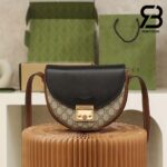 Túi Gucci Padlock Small Shoulder Bag GG Supreme Đen Be 22CM Best Quality