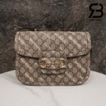 Túi Gucci & Balenciaga The Hacker Project Small Gucci Horsebit 1955 Beige 25CM Best Quality