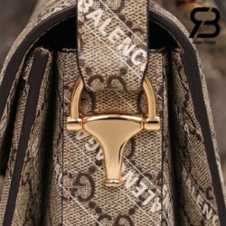 Túi Gucci & Balenciaga The Hacker Project Small Gucci Horsebit 1955 Beige 25CM Best Quality