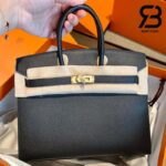 Túi Hermes Birkin 30 Đen Epsom Noir Khóa Vàng Khâu Tay Best Quality