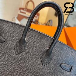 Túi Hermes Birkin 30 Đen Epsom Noir Khóa Vàng Khâu Tay Best Quality