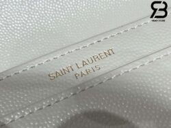 Túi YSL Cassandra Medium Chain Bag Caviar Blanc 22CM Best Quality