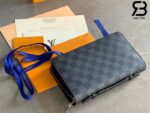 Ví LV Zippy Wallet XL Damier Graphite Xám 22CM Best Quality