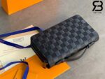Ví LV Zippy Wallet XL Damier Infini Đen 22CM Best Quality