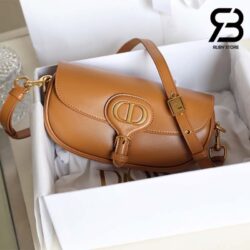 Túi Dior Bobby East-West Bag Nâu Camel Box Calfskin 22CM Best Quality
