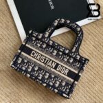 Túi Mini Dior Book Tote Blue Màu Xanh Dương 22cm Best Quality