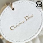 Túi Small Lady Dior Bag Màu Trắng Latte Cannage Da Cừu GHW 20CM Best Quality