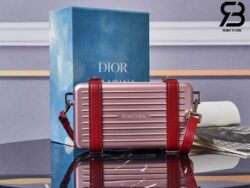 Túi Dior x Rimowa Personal Pouch Hồng 20CM Best Quality