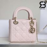 Túi Mini Lady Dior Bag Màu Hồng Powder Da Cừu 17CM Best Quality