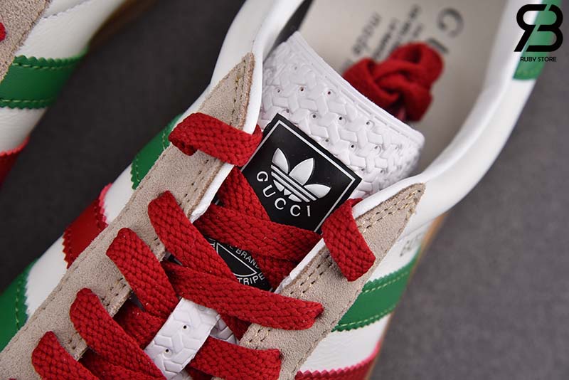 Giày adidas x Gucci Gazelle Green Red Siêu Cấp