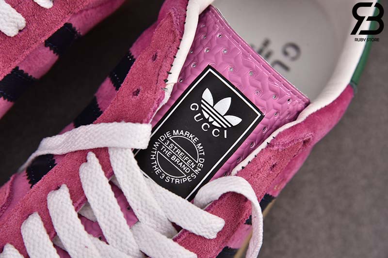 Giày adidas x Gucci Gazelle Pink Siêu Cấp