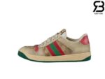 Giày Gucci Screener Butter Leather Red Best Quality