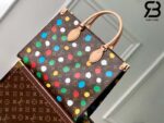Túi LV X YK Onthego MM Monogram Multicor Dots Best Quality