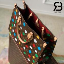 Túi LV X YK Onthego MM Monogram Multicor Dots Best Quality