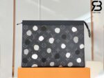 Túi LV X YK Pochette Voyage Monogram Màu Đen Bạc Eclipse 27CM Best Quality