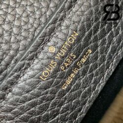 Túi LV Capucines Mini Màu Đen Khóa Vàng Charm 21CM Best Quality
