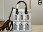 Túi LV Fornasetti Petit Sac Plat Monogram Màu Đen Trắng 17CM Best Quality
