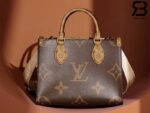 Túi LV Onthego PM Monogram Reverse Nâu Best Quality