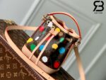 Túi LV X YK Nano Noe Monogram Multicolor Dots 16CM Best Quality