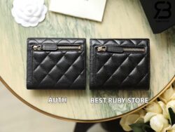 Ví Chanel Classic Flap Wallet Màu Đen Caviar Best Quality