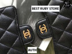 Ví Chanel Classic Flap Wallet Màu Đen Caviar Best Quality