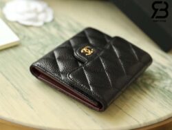 Ví Chanel Classic Flap Wallet Màu Đen Caviar Best Quality