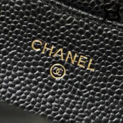 Ví Chanel Classic Flap Wallet Màu Đen Caviar Best Quality