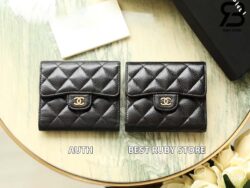 Ví Chanel Classic Flap Wallet Màu Đen Caviar Best Quality