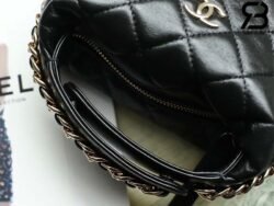 Túi Chanel 23C Mini Pouch Đen Lamskin LGHW 16CM Best Quality