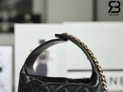Túi Chanel 23C Mini Pouch Đen Lamskin LGHW 16CM Best Quality