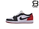Giày Air Jordan 1 Low Black Toe OG Siêu Cấp