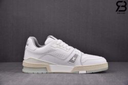 Giày Louis Vuitton LV Trainer White Signature Siêu Cấp