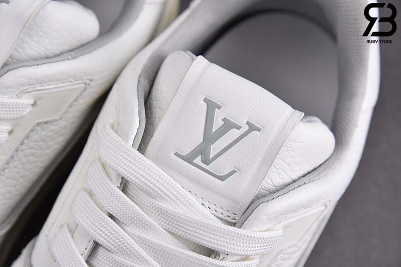 Giày Louis Vuitton LV Trainer White Signature Siêu Cấp