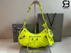 Túi Balenciaga Le Cagole Small Shoulder Bag Neon Yellow Xanh Chuối 33CM SHW Best Quality