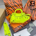 Túi Balenciaga Neo Cagole City XS Hand Bag Màu Xanh Chuối SHW 26CM Best Quality