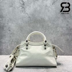 Túi Balenciaga Neo Cagole City XS Hand Bag Màu Trắng SHW 26CM Best Quality