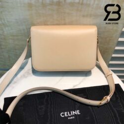 Túi Celine Classique Triomphe Bag In Nude Shiny Calfskin Best Quality