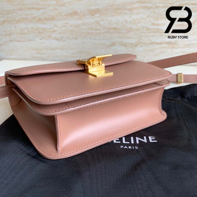 Túi Celine Teen Classic Bag In Box Calfskin Antique Rose Best Quality