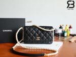 Túi Chanel Timeless Mini Woc With Pearl Màu Đen Calfskin 19CM Best Quality