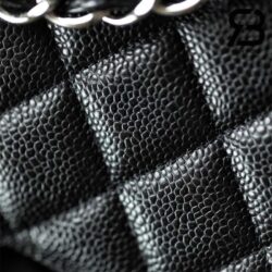 Túi Chanel Classic Large / Jumbo Màu Đen Caviar Khóa Bạc 30CM Best Quality