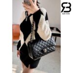 Túi Chanel Classic Large / Jumbo Màu Đen Lamskin Khóa Vàng 30CM Best Quality