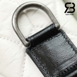 Túi Chanel Gabrielle Small Hobo Bag Màu Trắng Đen Calfskin 20CM Best Quality