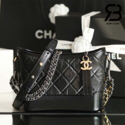 Túi Chanel Gabrielle Small Hobo Bag Màu Đen Calfskin 20CM Best Quality