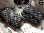 Túi Chanel Classic Large / Jumbo Màu Đen Caviar Khóa Vàng 30CM Best Quality