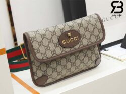 Túi Gucci Neo Vintage GG Supreme Belt Bag Nâu Best Qualit